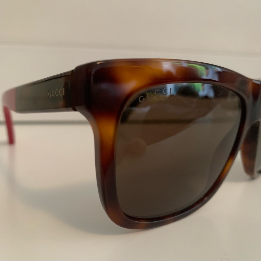 BRAND NEW GUCCI Square Sunglasses with Original Sunglasses Case - Picture 3 of 8